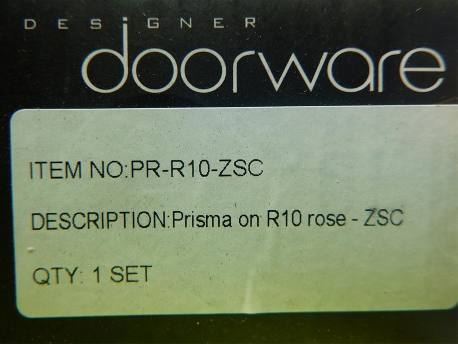 1 x Box of Approx 10 x Doorware Design Prisma Rose Door Handles Auction  (0131-9018115) | Grays Australia