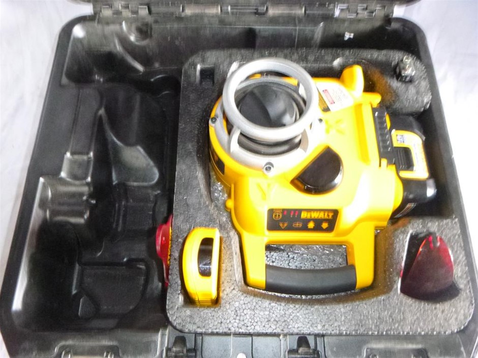 DeWalt DW077 Rotary Laser with 18 Volt XRP Battery Auction (0061