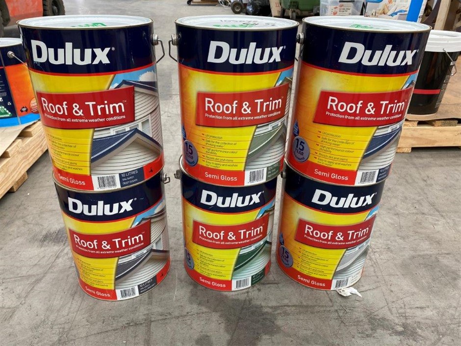 Qty 6 x 10L Paint Tins Auction (00543017669) Grays Australia