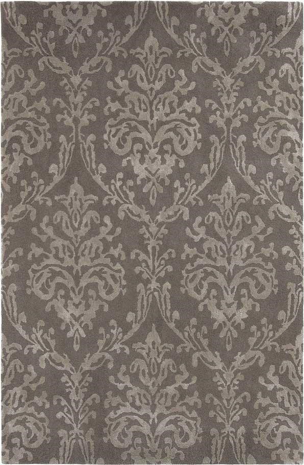 Riverside Damask Mink Lrg Brown Handmade