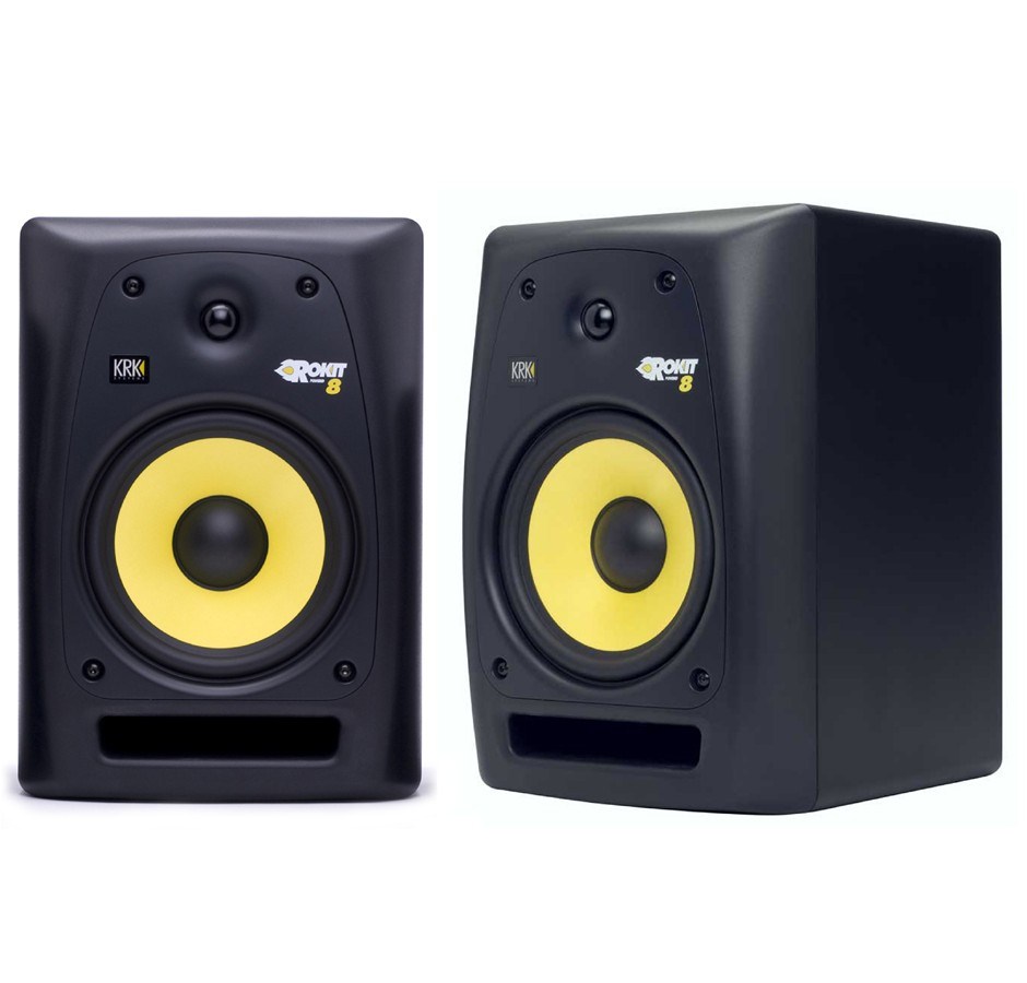 2 x KRK ROKIT 8 Powered Active Monitor S