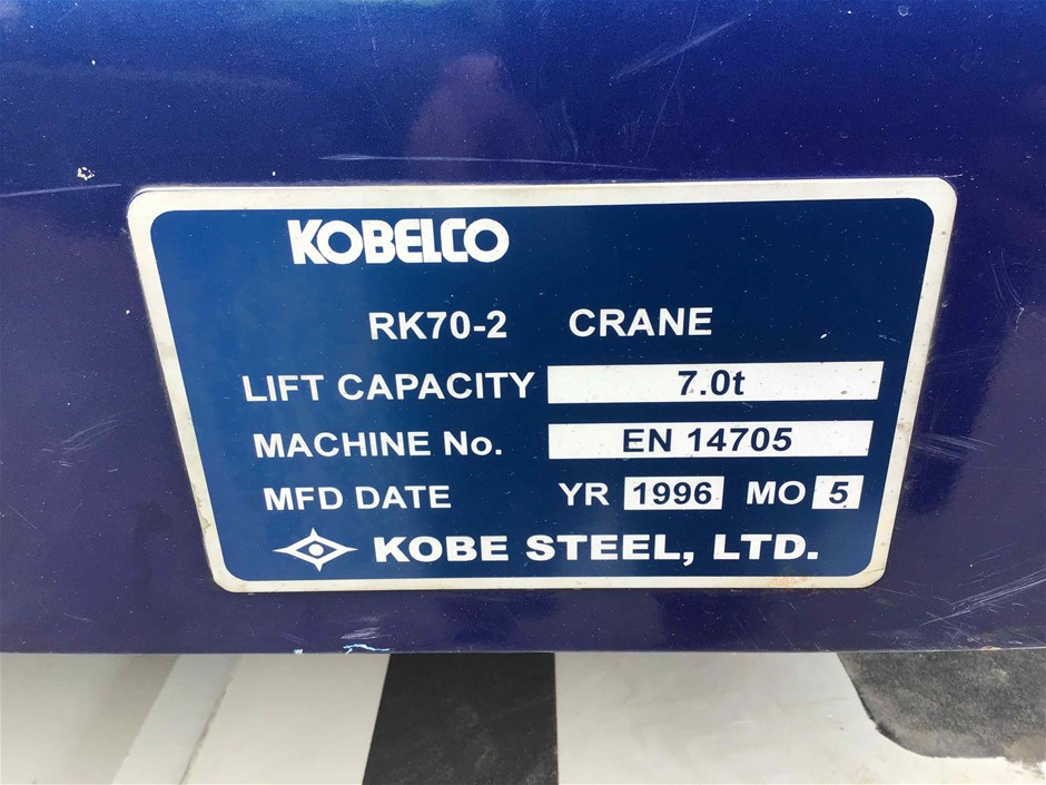 Kobelco Rk70 Manual