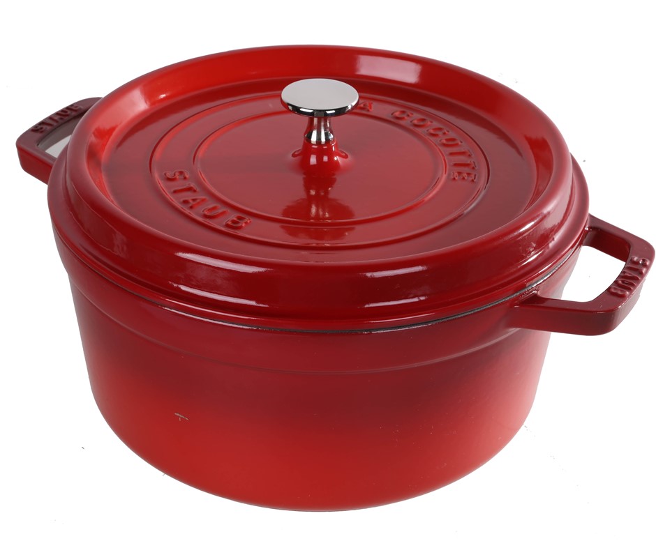 STAUB Cast Iron Casserole Dish 28cm 5.2L. Buyers Note Discount