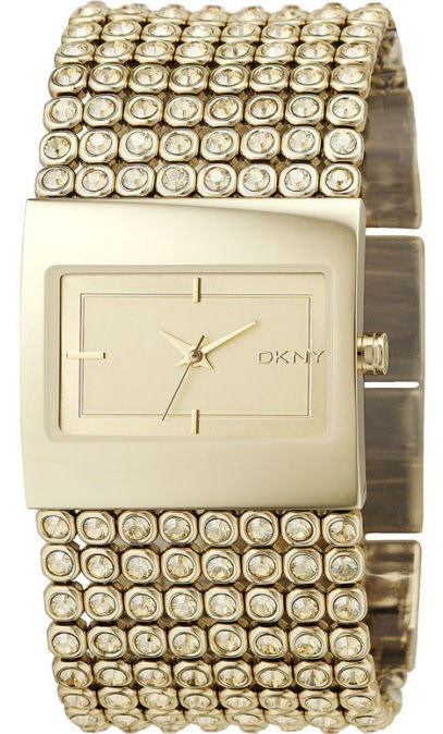 Dkny rectangle 2024 ladies watch