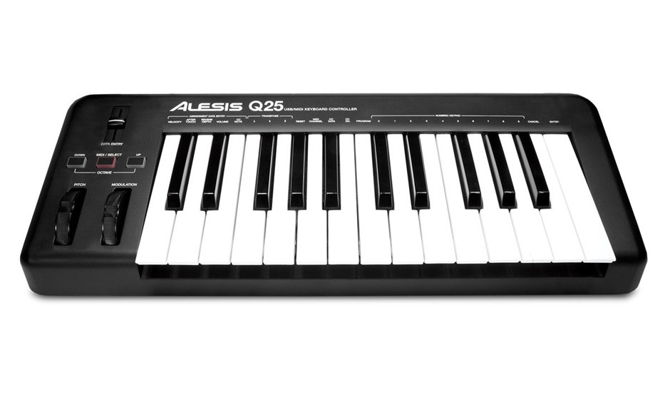 Alesis Q25 USB MIDI Keyboard Controller 