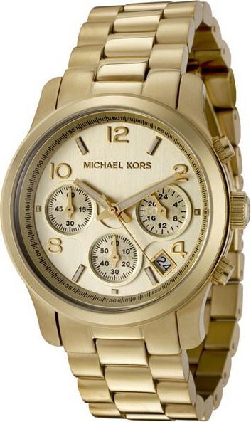 Women's Gold Tone Michael Kors Chronogra