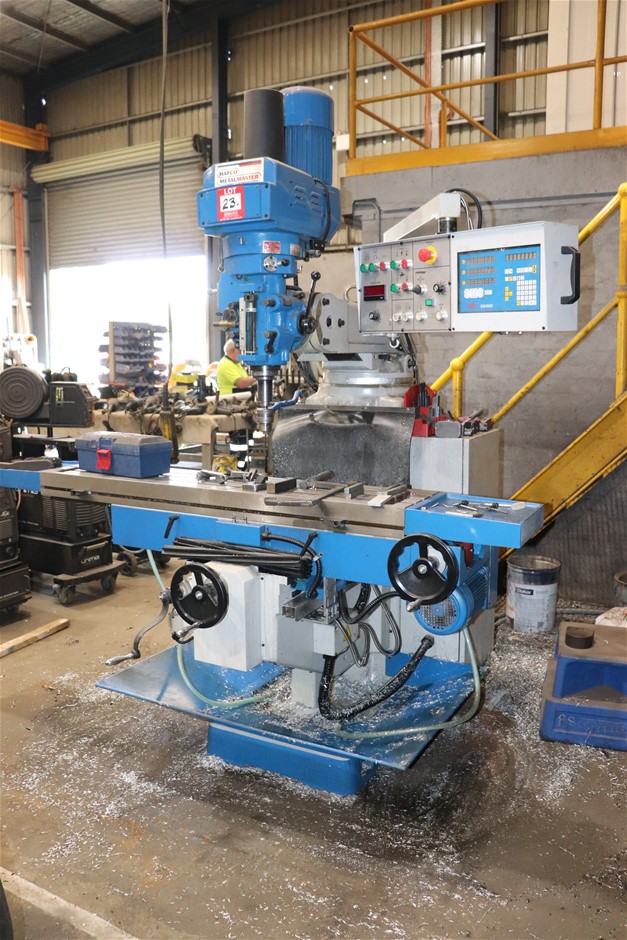 2019 Hafco Metalmaster BM70VE Turret Milling Machine Auction (0023