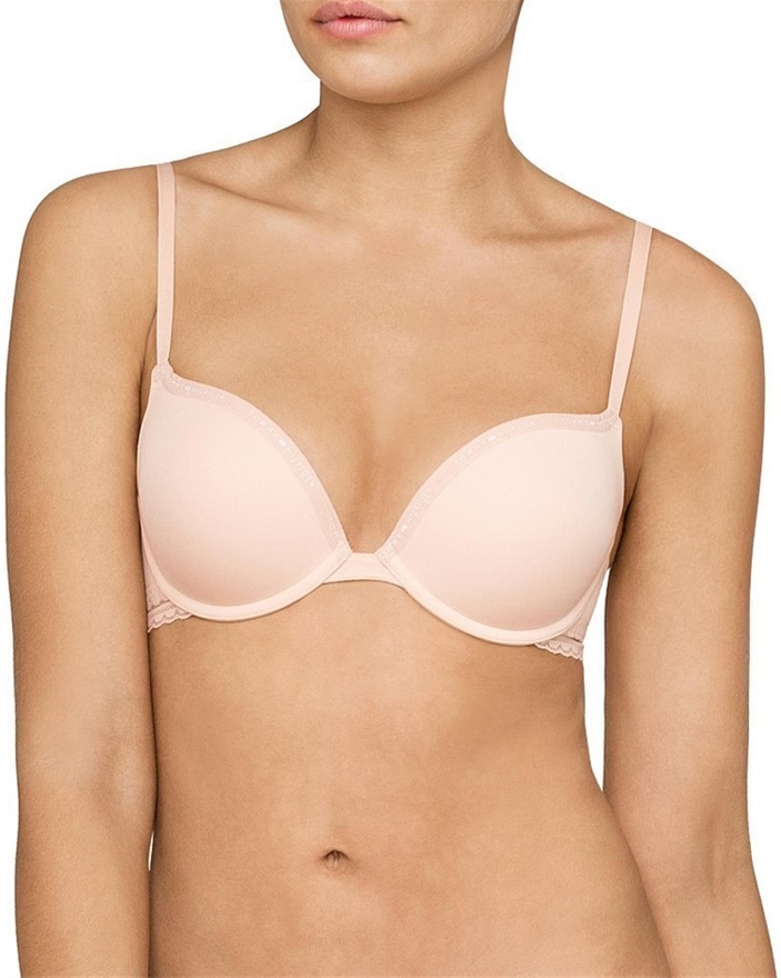 TOMMY HILFIGER Modern Classic Micro Push Up Bra. Size 10A, Colour: Nude. Bu  Auction