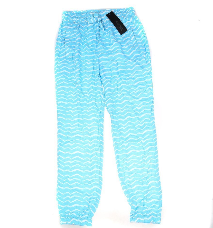 2 x ADVENT Women's Flowy Comfortable Lounge Pants, with Cuff Ankle, Size M,
