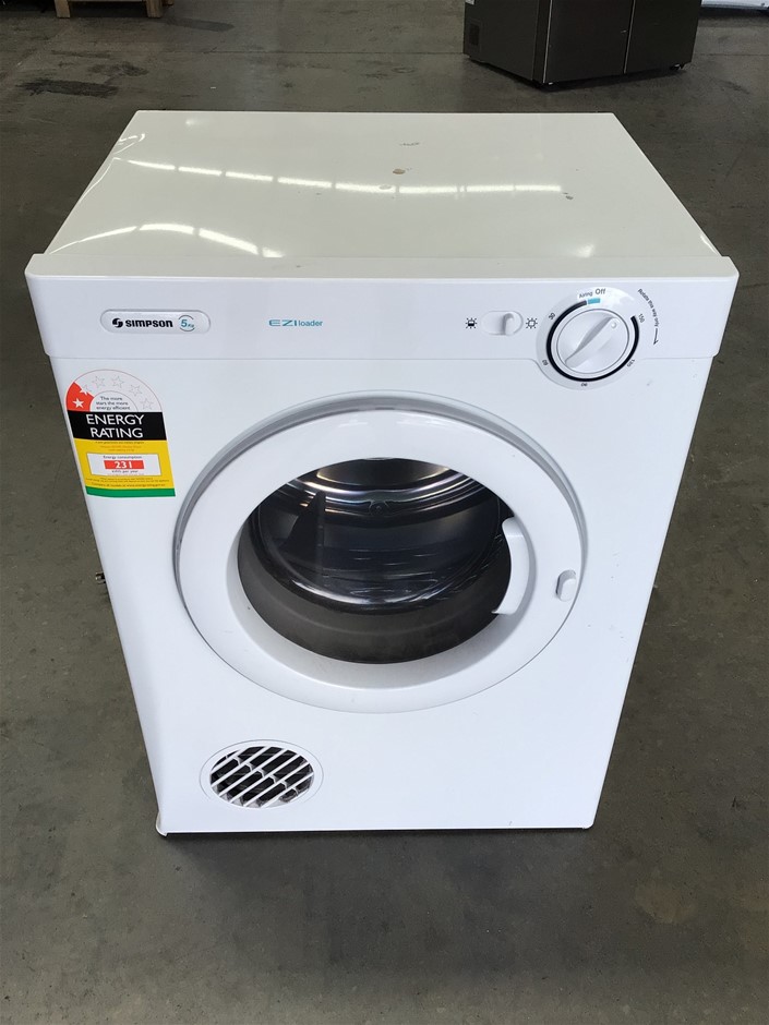 Simpson 5kg Clothes Dryer Model SDV501 Auction (00323018314) Grays