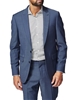 SIMON CARTER Twill Plain Peak Jacket. Size 42R, Colour: Blue. Wool/Polyeste