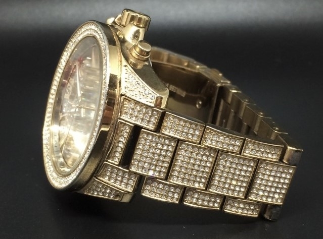 New Michael Kors 'Wren' Gold Plated gemstone stunning watch. Auction  (0001-2533226) | Grays Australia
