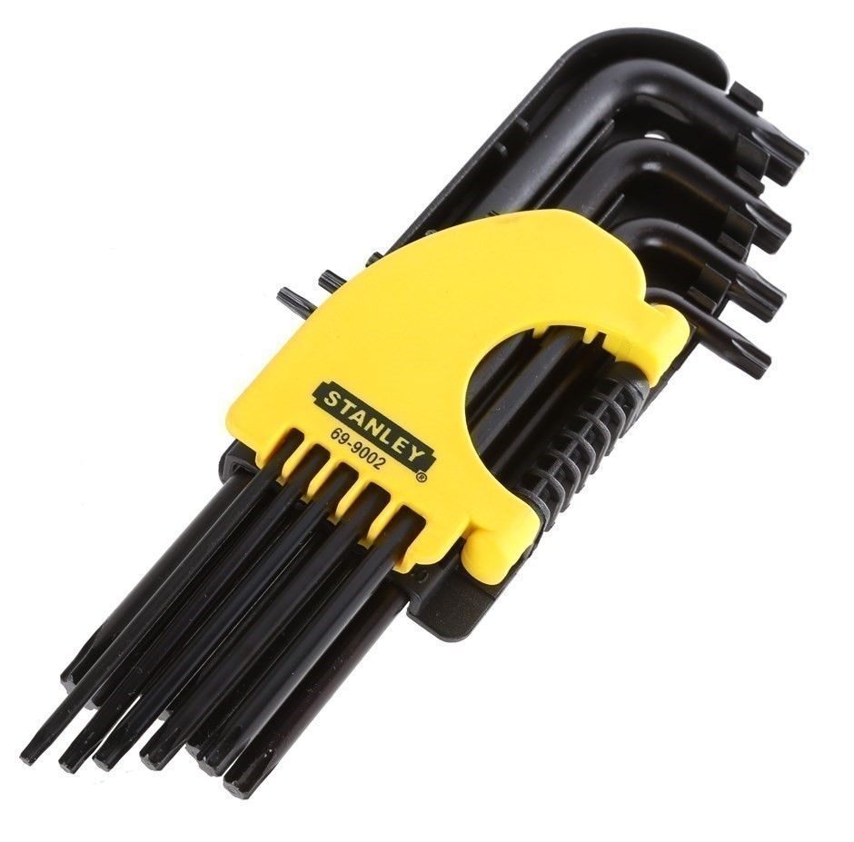 STANLEY 9pc Long Star Key Set Sizes T10, T15, T20, T25 , T27, T30, T40
