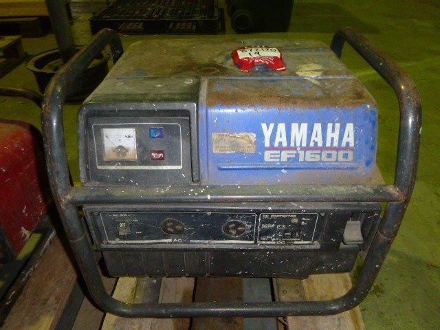 Yamaha EF1600 1.4KVA Generator Auction (0019-8013271) | Grays Australia