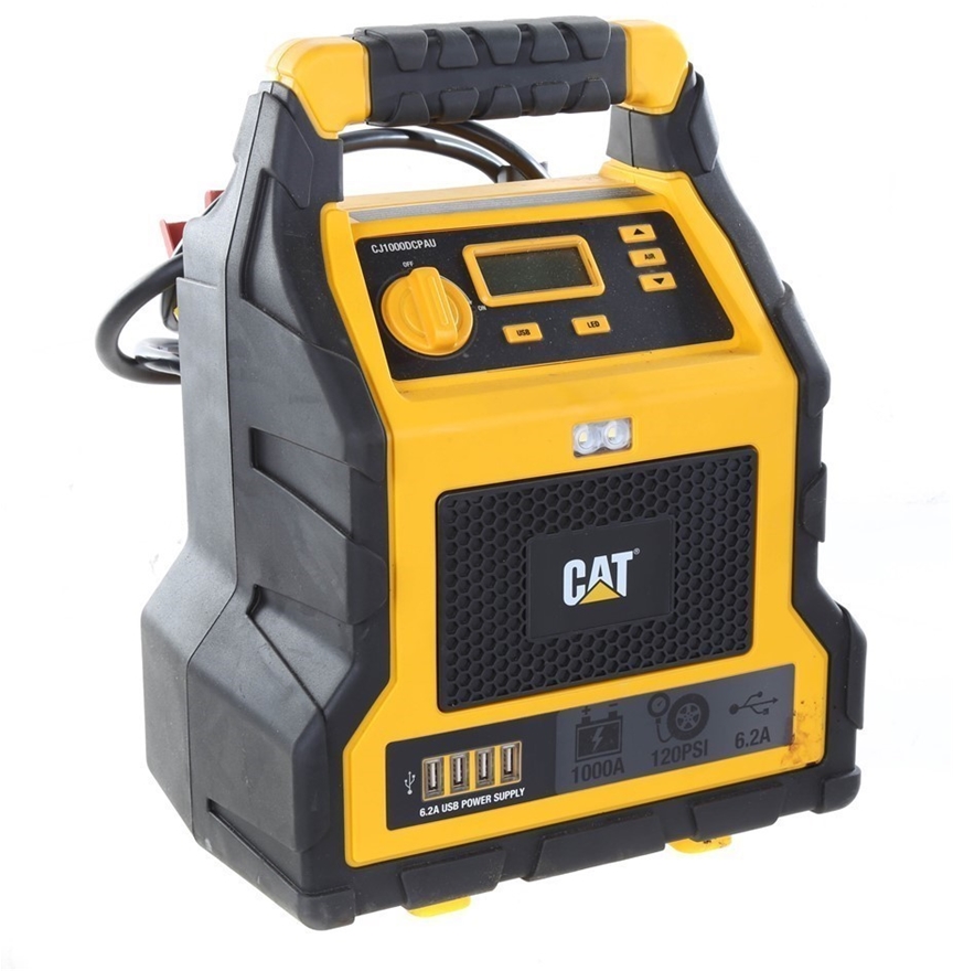 CATERPILLAR 3-in-1 Power Station with Jump Starter & Compressor. (SN ...