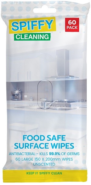 24 Pack Spiffy Antibacterial Food Safe S