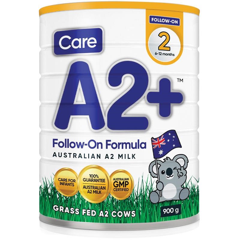 Care A2 + Stage 2 Baby Formula (6x 900g)