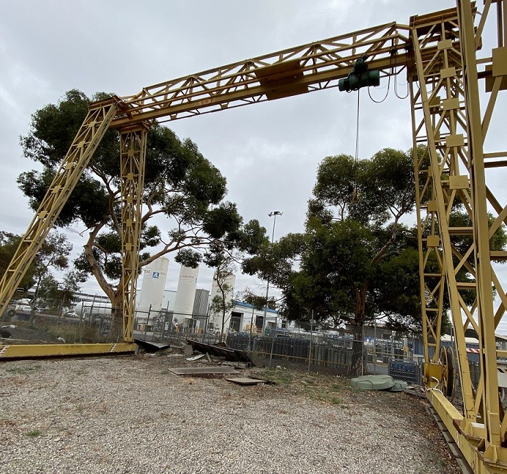 3 x Outdoor Gantry Cranes including Auction (00013022413) Grays Australia