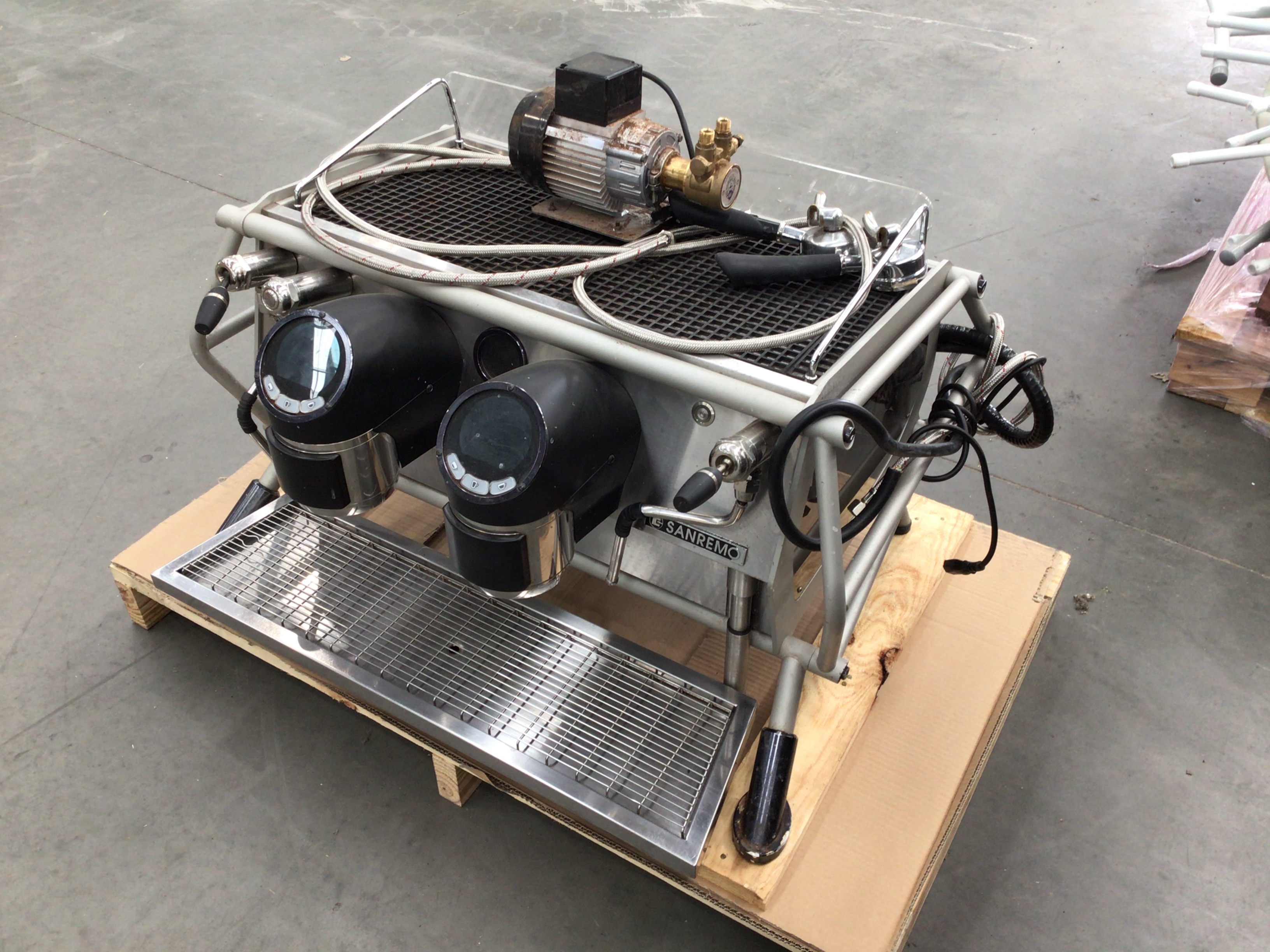 Sanremo "Cafe Racer" 2 Group Commercial Coffee Machine Auction (0002