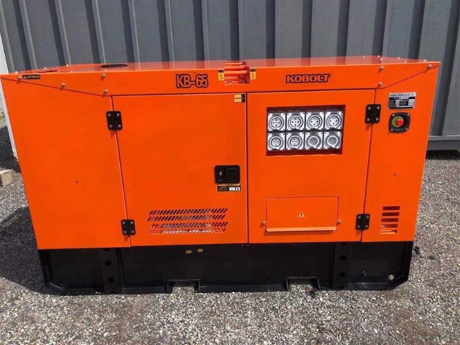 2025 KOBOLT KB65 Silenced 60 kVA Generator (Unused)