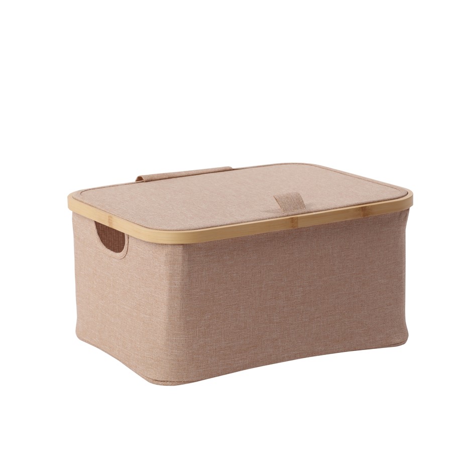 Sherwood Home Rectangular Linen and Bamb