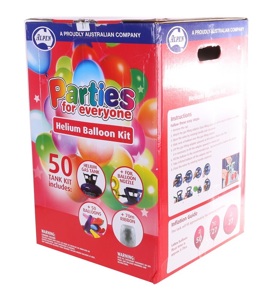 ALPEN Parties for Everyone Helium Balloon Kit. Auction