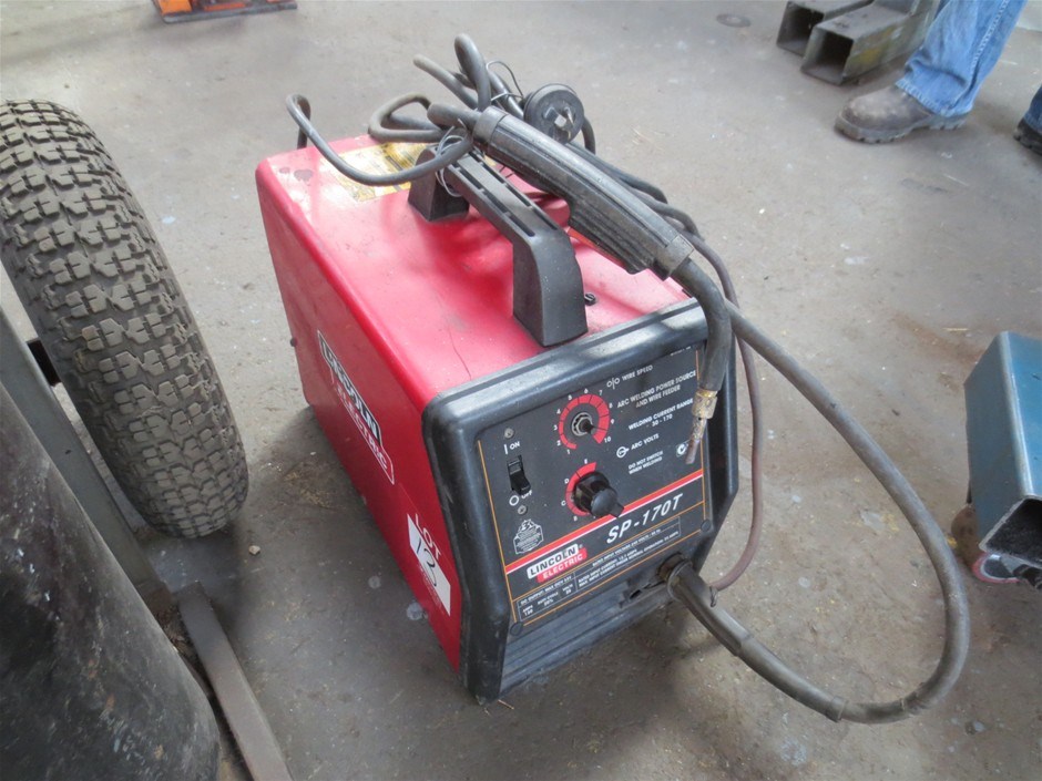 Lincoln Sp 170t Gasless Mig Welder Portable 240 Volt Auction 0013 Grays Australia