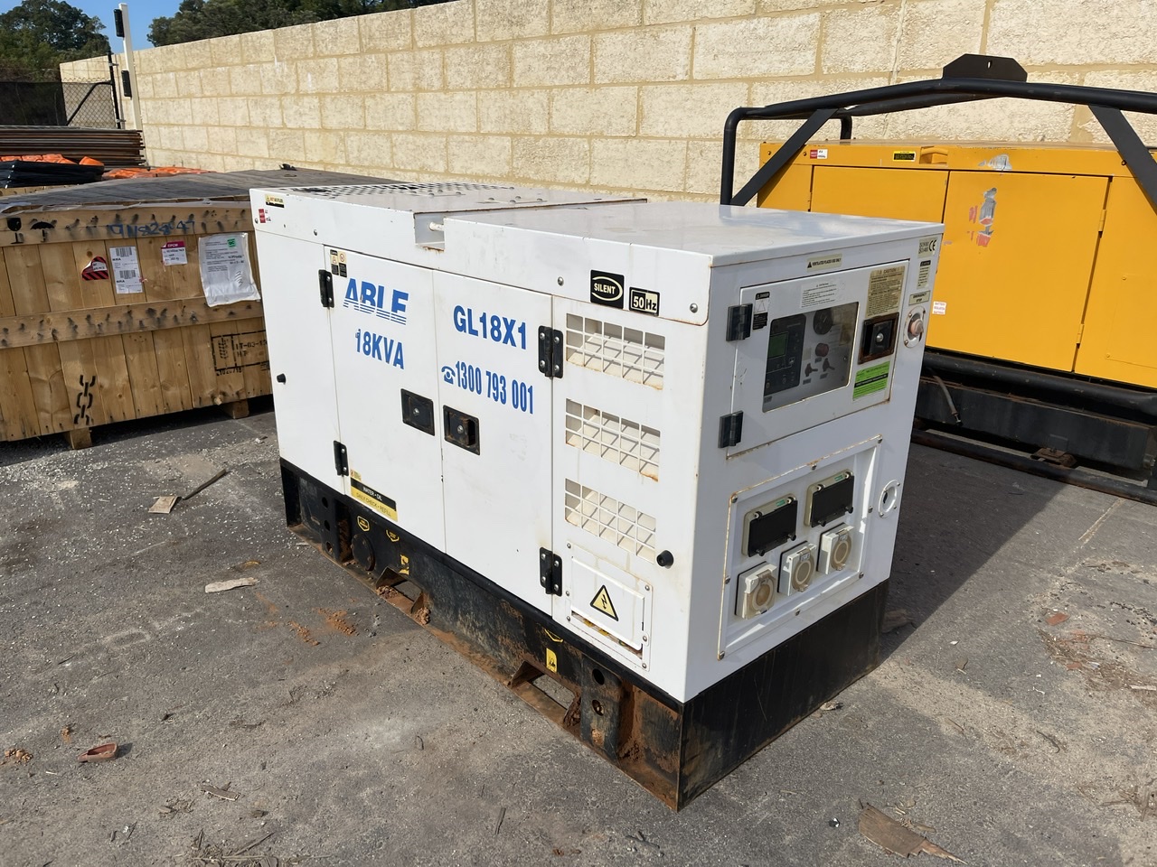 Able Generators GL18X1 Generator Auction (00119022921) Grays Australia
