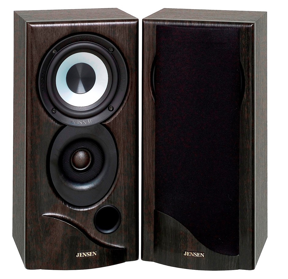 Jensen QX15. 5` 2 Way Surround / Bookshelf system Colour Black