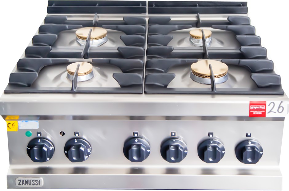 ZANUSSI 4 BURNER GAS STOVE WITH OVEN Auction (00265044878) Grays