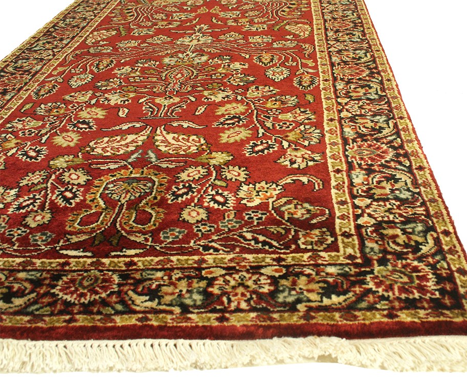 Hand Made Pure Wool Very Fine Jaipur Rug, Size 81 x 449 cm Auction