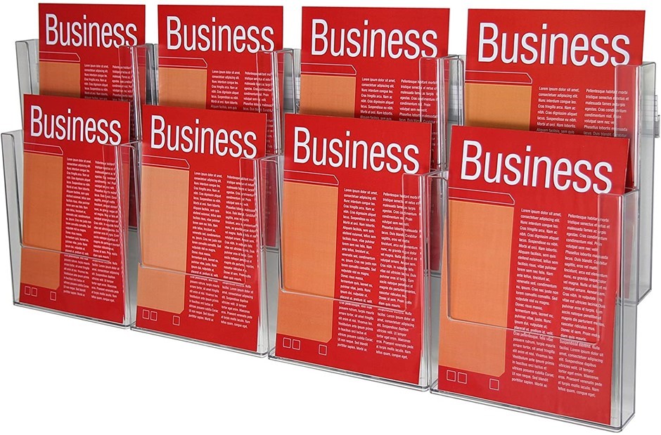 ESSELTE Brochure Holder Wall Sys A4 2T-8 Comp.
