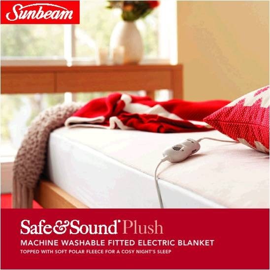 Sunbeam safe and sound electric online blanket