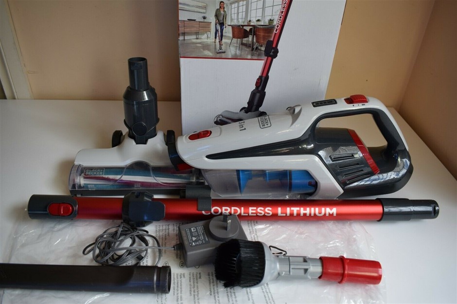 Black & Decker 21.6V 3In1 Electric Cordless Stick Vac Vacuum Auction