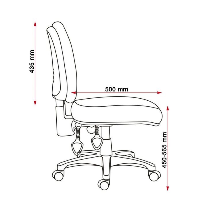 Matrix advance medium back heavy duty chair discount black