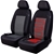 ROAD COMFORTS 2pc Heated Seat Covers, 12V. N.B. Damaged packaging.