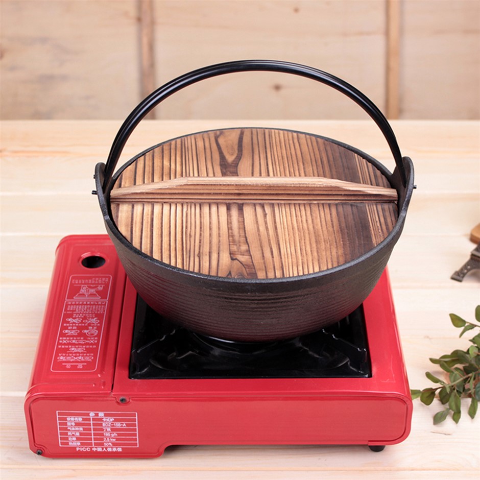 Buy SOGA 2X 29cm Cast Iron Japanese Style Sukiyaki Tetsu Hot Pot w