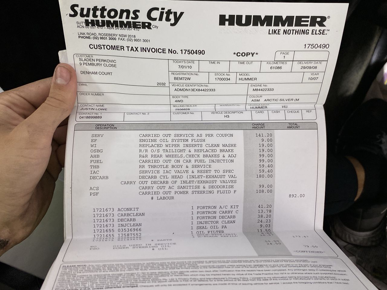 2007 Hummer H3 Luxury Automatic Wagon Auction 0001 7796358 Grays Australia