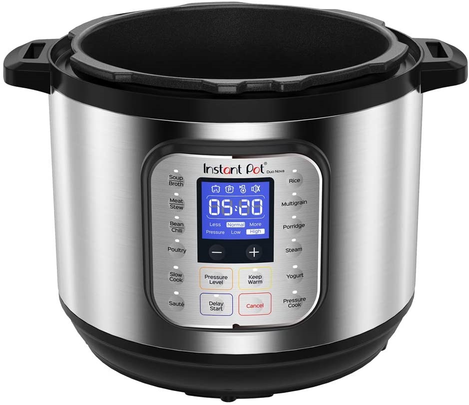 INSTANT POT 8L Duo Nova Electric Multi-Use Pressure Cooker, Stainless ...