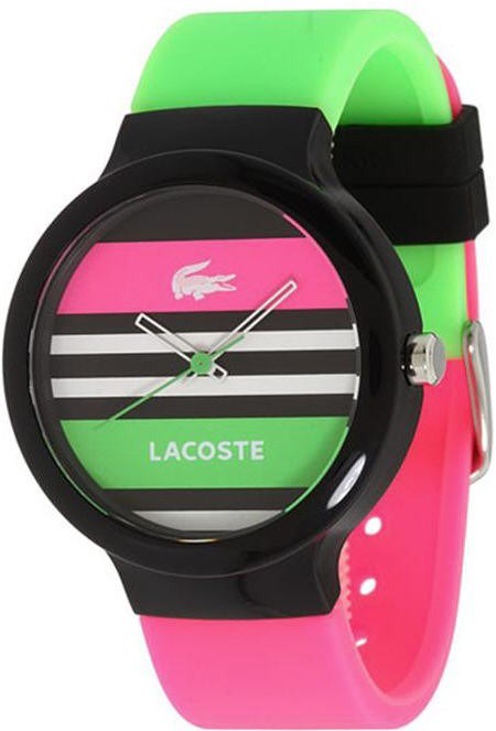 Women's Lacoste Goa Pink/ Green Silicone