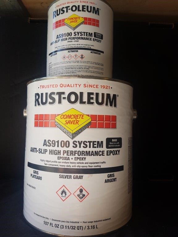 Rust Oleum Epoxy Concrete Floor Coating Auction 0090 7033337
