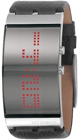Men's Diesel Scrolling LED Time Display 
