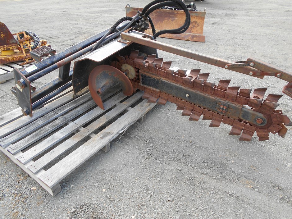 Skid Steer Chain Trenching Attachment Auction (00633025277) Grays