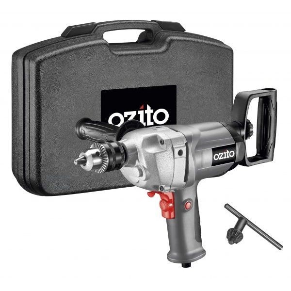 OZITO 1050W Spade Handle Drill with 13mm Keyed Chuck, Variable Speed