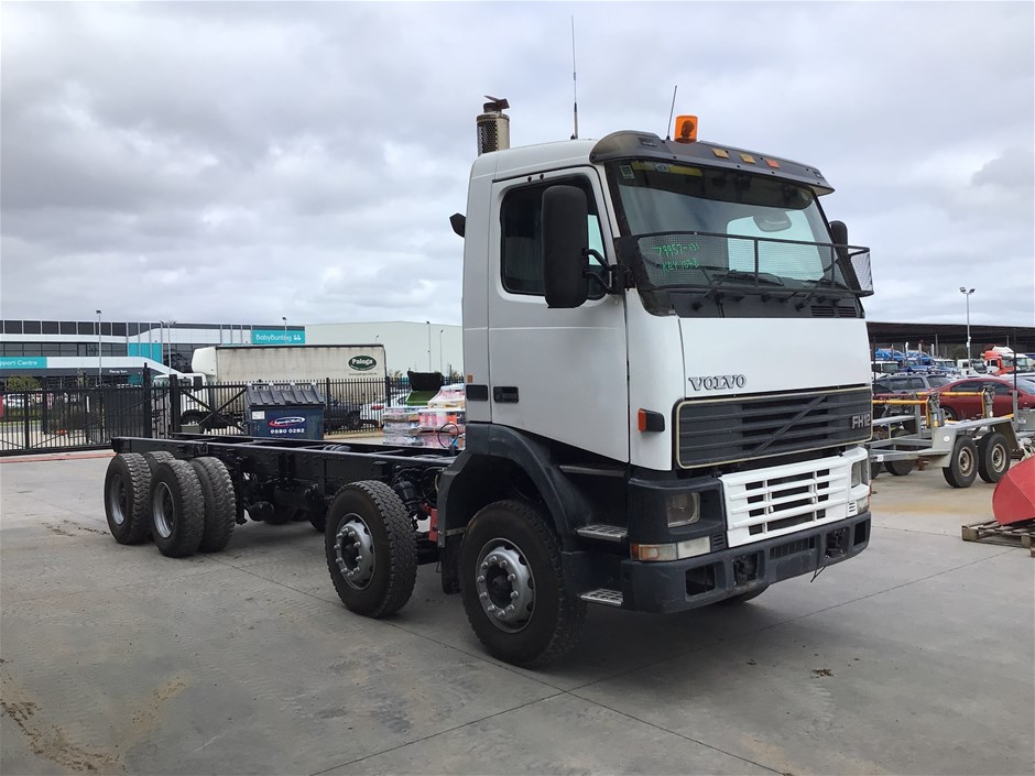 Volvo FMX Day Cab Chassis Truck 4-axle 2020 3D model