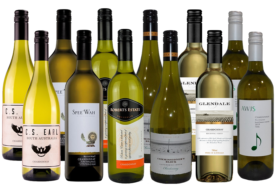 Mixed Aussie Chardonnay Pack #4 (12x 750