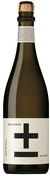 Plus & Minus (Zero Alcohol) Blanc de Blanc NV (6x 750mL)