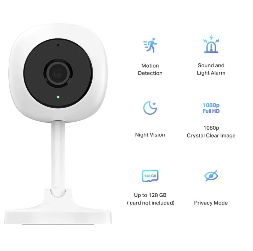 Secure1st indoor 1080P home camera suppo