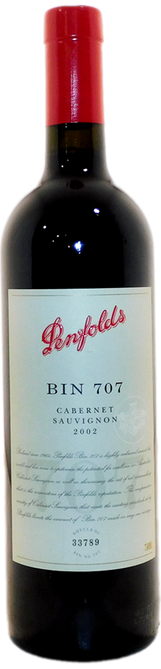 Penfolds `Bin 707` Cabernet Sauvignon 20