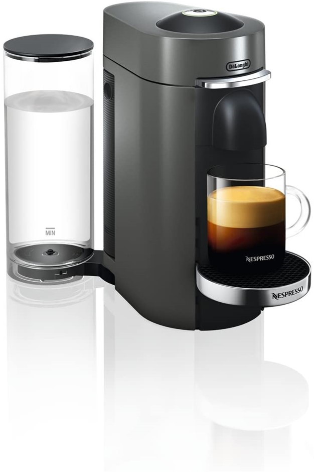 DE'LONGHI Nespresso VertuoPlus Deluxe Coffee Machine, 3 Cup Sizes